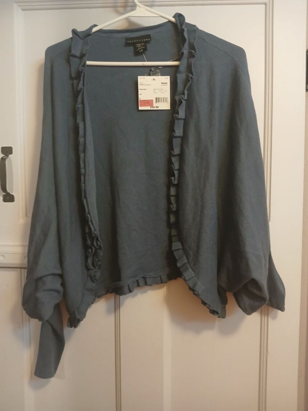Apostrophe Womens L Blue Sweater NWT